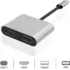 Dexim Dhu0004 Premium 4 İn 1 Usb-Typ-C Hdmı Vga Hub For İpad Pro, Macbook, Pc, Laptop