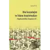 Din Sosyolojisi ve İslam Araştırmaları