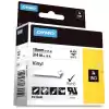 Dymo Rhino Pro Etiketi Renkli Vinil 19 Mmx5,5 Mt Beyaz Üzerine Siyah 18445