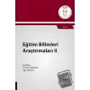 Eğitim Bilimleri Araştırmaları II (AYBAK 2019 Eylül)