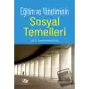 Eğitim ve Yönetiminin Sosyal Temelleri