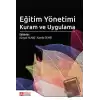 Eğitim Yönetimi Kuram ve Uygulama