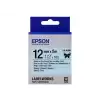 Epson Lk-4Sbe Sılver- Gümüş Üzeri Siyah 12Mm 9Mt