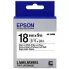 Epson Lk-5Wbn Standart Siyah Üzeri Beyaz 18Mm 9Metre Etiket