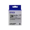 Epson Lk-6Sbe Mat Siyah Üzeri Mat Gümüş 24Mm 9Metre Etiket