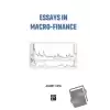 Essays In Macro-Finance