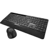 Everest Km-9676 Siyah Kablosuz 800-1200-1600 Dpi Q Standart Klavye + Mouse Set