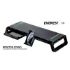 Everest St1 4 Usb Hub Rgb Işıklı Katlanabilir Yükseklik Ayarlı Siyah Monitör Standı