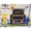 Everton Rt-741 Bluetooth -Fm-Am-Sw-Usb-Tf Card-Aux Nostaljik Radyo