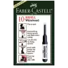 Faber-Castell Tahta Kalem Mürekkebi W20 Siyah 25 43 99 - 10lu Paket