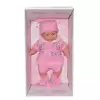 Galtoys Azra Bebek Newborn Pembe-Gri Triko Elbiseli