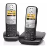 Gigaset A690 Duo 2 Li Siyah Telsiz Dect Telefon 100 Rehber Handsfree Işıklı Ekran