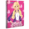 Gıpta Not Defteri Spiralli Karton Kapak ( 36 Lı Stand ) A6 Barbie 5516 - 36lı Standart