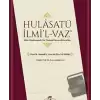 Halasatü İlmil-Vaz