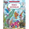 Her Yaş İçin Boyama Kitabı - Neşeli Hayvanlar