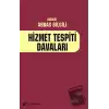 Hizmet Tespiti Davaları