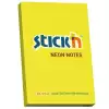 Hopax Stıckn Yapışkanlı Not Kağıdı 100 Yp 76X51 Fosforlu Sarı 21132 - 12li Paket