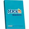 Hopax Stickn Yapışkanlı Not Kağıdı 76X51 Neon Mavi 100 Yp He21207 - 12li Paket