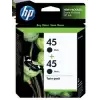 Hp 45 Black Siyah 42Ml 51645Aa 2Li Paket Kartuş Cc625A