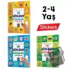 İlk Sticker Kitabım 2-4 Yaş / Yapıştır-Çiz-Boya (Taşıtlar-Hayvanlar-Yiyecekler)