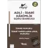 İmtiyaz Adli İdari Hakimlik Soru Bankası İdare Hukuku ve İdari Yargılama Usul Hukuku