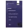 International Research in Education Sciences VIII