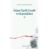 İslam Tarih Usulü ve Kaynakları -1-