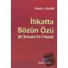 İtikatta Sözün Özü