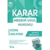 Karar Medeni Usul Hukuku Konu Anlatımı