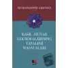 Kasb - Hunar Leksemalarining Yasalish Masalaları