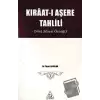 Kıraat-ı Aşere Tahlili (Nisa Suresi Örneği)