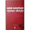 Kırım Karaycası - Türkçe Sözlük