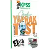 KPSS 5 Yüz Coğrafya Çek Kopart Yaprak Test