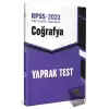 KPSS Coğrafya Yaprak Test