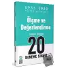 KPSS Eğitim Bilimleri Ölçme ve Değerlendirme 20 Deneme Sınavı