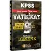 KPSS Genel Yetenek Genel Kültür Tatbikat Tamamı Çözümlü 5li Modüler Deneme