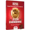 KPSS Genel Yetenek Genel Kültür Zor 3 Deneme Çözümlü