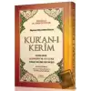 Kuran-ı Kerim Satır Arası Transkript ve Tecvid ile Türkçe Kelime Okunuşlu (Camii Boy - Kod: 163) (Ciltli)