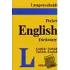 Langenscheidt Pocket English Dictionary English-Turkish / Turkish-English