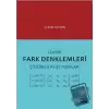 Lineer Fark Denklemleri Çözümlü Alıştırmaları