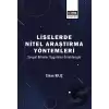 Liselerde Nitel Araştırma Yöntemleri