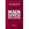 Maun Suresi Bütün Eserleri: 48