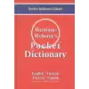 Merriam - Webster’s Pocket Dictionary / English - Turkish / Turkish - English