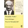 Metafizik Nedir?