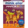 Minik Eller Yapıştır Ve Boya - Bordo Kitap