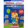 Minik Eller Yapıştır Ve Boya - Mavi Kitap