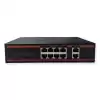 Nova Nd1P802Alg 8 Port Poe+ 10-100 Mbps 2 Port 10-100-1000 Mbps Uplink Switch 150W