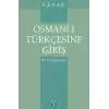 Osmanlı Türkçesine Giriş