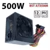 Powerboost Bst-Atx500R Quark 500W Apfc 12Cm Fanlı Atx Psu Power Kablo (Retail Box)