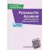 Psikanalitik Açılımlar